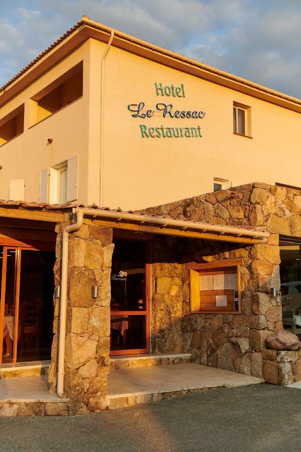 Hotel Restaurant Le Ressac Belvedere-Campomoro Exteriör bild